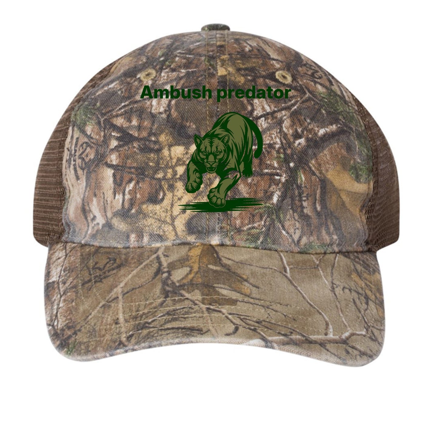 Ambush Richardson 111P Camo Trucker Cap – Green & Military - Wolfpack designs