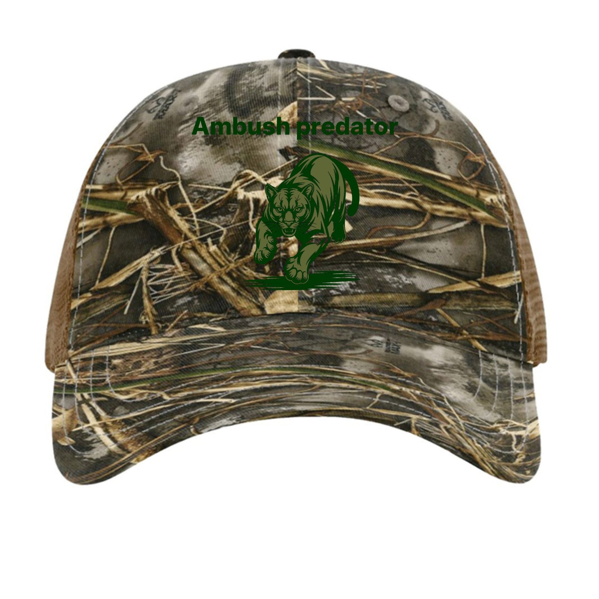 Ambush Richardson 111P Camo Trucker Cap – Green & Military - Wolfpack designs