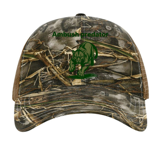 Ambush Richardson 111P Camo Trucker Cap – Green & Military - Wolfpack designs