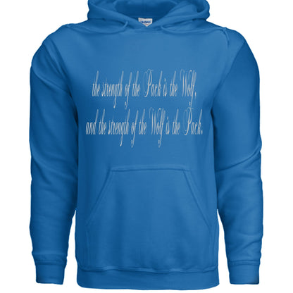 Wolfpack Hoodie – Gildan Heavy Blend 50/50 Sweatshirt - Wolfpack designs