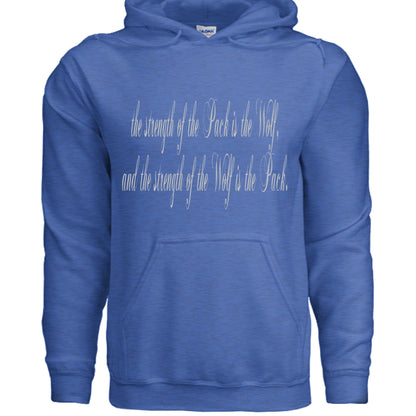 Wolfpack Hoodie – Gildan Heavy Blend 50/50 Sweatshirt - Wolfpack designs