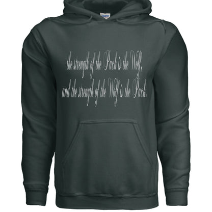 Wolfpack Hoodie – Gildan Heavy Blend 50/50 Sweatshirt - Wolfpack designs